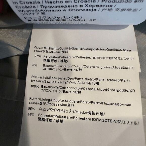 Boss Hugo Boss Diljana Dress Silver Gray Textured Sleeveless Cocktail Size 8 - Picture 11 of 16